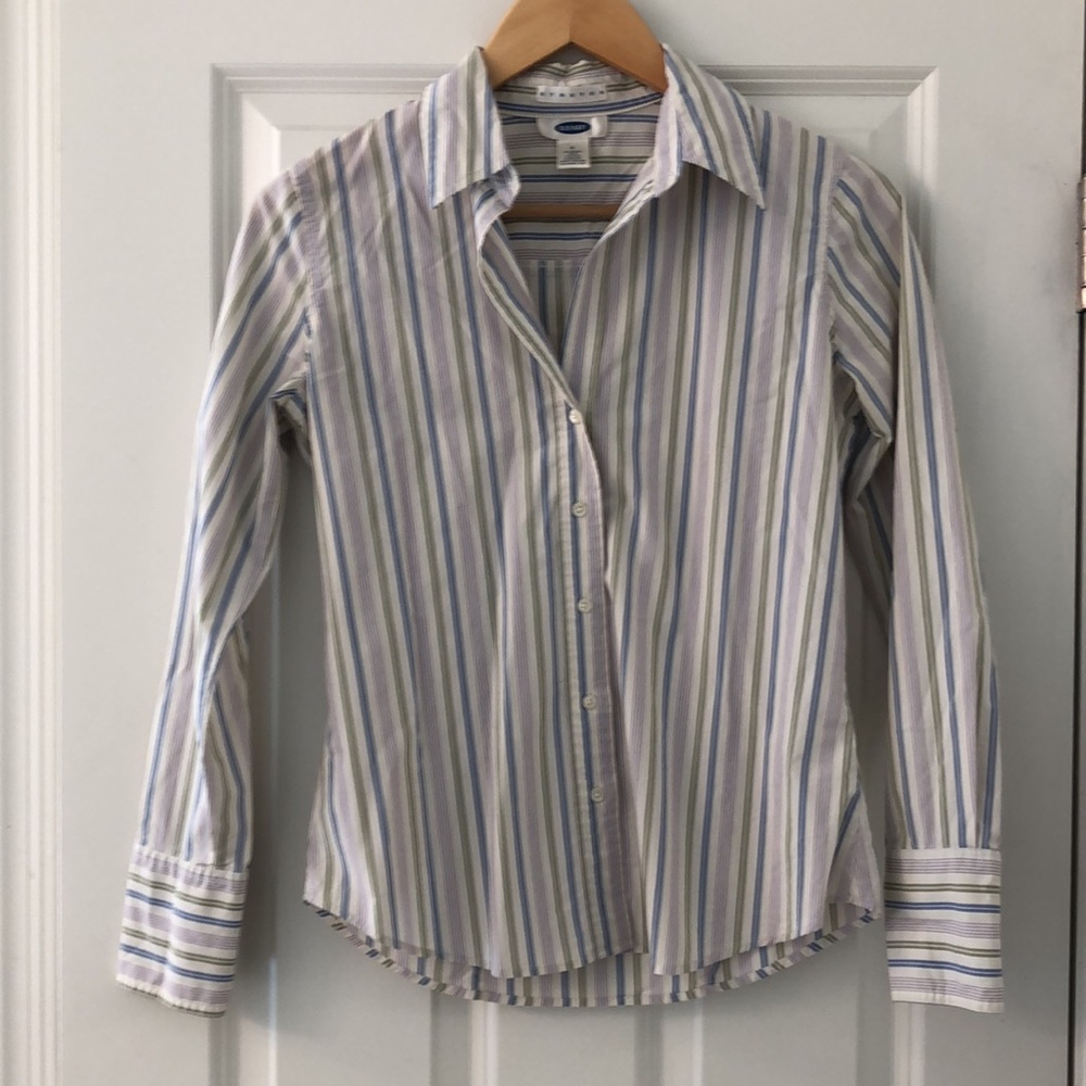 Old Navy Long-sleeve Collared Shirt Small